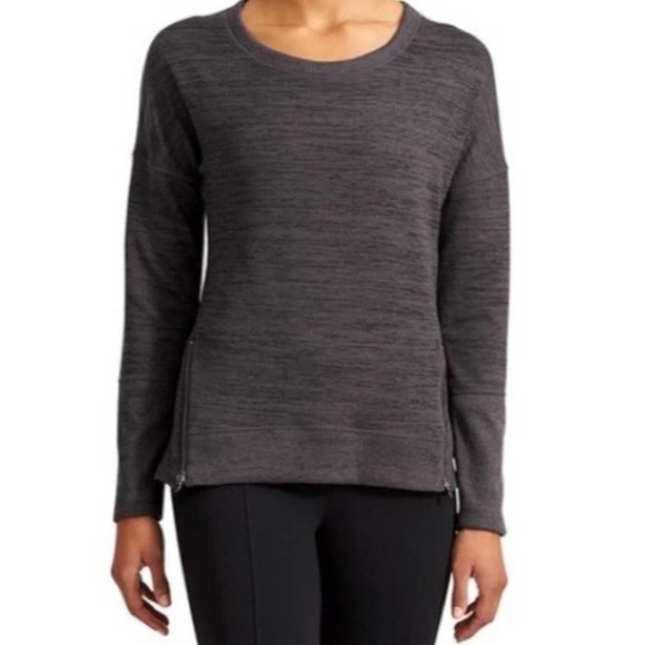 Athleta Blissful Shark-Bite Sweatshirt - Picture 1 of 12